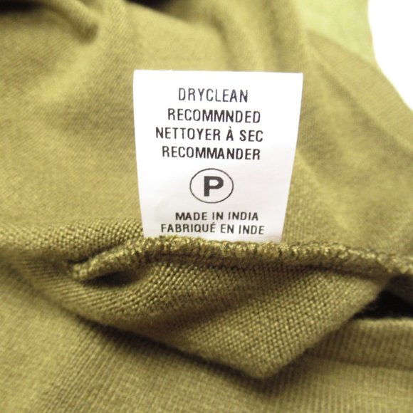 Anthropologie Bl-nk Printed-Sleeve Sweater Top Green Motif - Medium - Picture 10 of 10